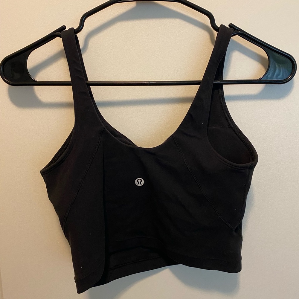 Lululemon black align tank size 4- never worn